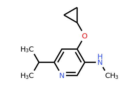 CAS 1243369-45-0 | 4-Cyclopropoxy-6-isopropyl-N-methylpyridin-3-amine