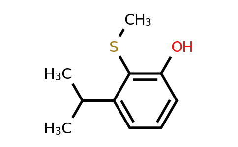 CAS 1243369-46-1 | 2-(Methylsulfanyl)-3-(propan-2-YL)phenol