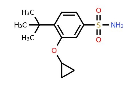 CAS 1243369-48-3 | 4-Tert-butyl-3-cyclopropoxybenzenesulfonamide