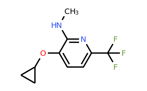 CAS 1243369-50-7 | 3-Cyclopropoxy-N-methyl-6-(trifluoromethyl)pyridin-2-amine
