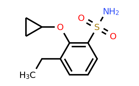CAS 1243369-53-0 | 2-Cyclopropoxy-3-ethylbenzenesulfonamide