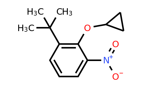1-Tert-butyl-2-cyclopropoxy-3-nitrobenzene