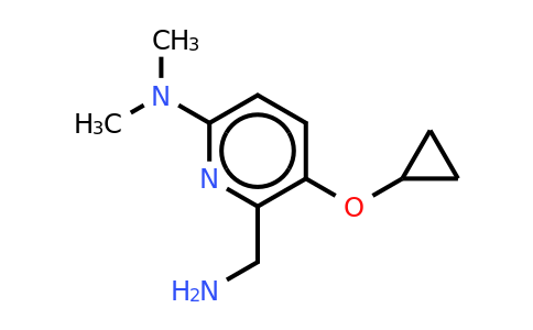 CAS 1243369-55-2 | 6-(Aminomethyl)-5-cyclopropoxy-N,n-dimethylpyridin-2-amine