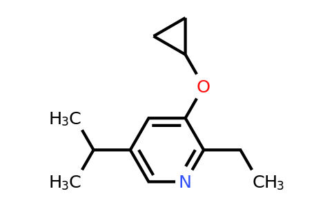 CAS 1243369-60-9 | 3-Cyclopropoxy-2-ethyl-5-isopropylpyridine