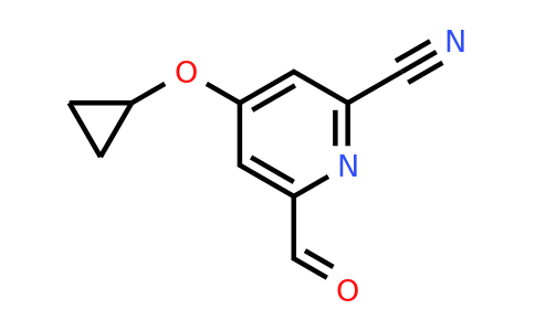 CAS 1243369-62-1 | 4-Cyclopropoxy-6-formylpicolinonitrile