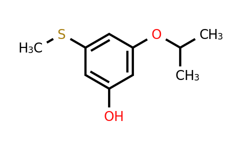 CAS 1243369-66-5 | 3-(Methylsulfanyl)-5-(propan-2-yloxy)phenol