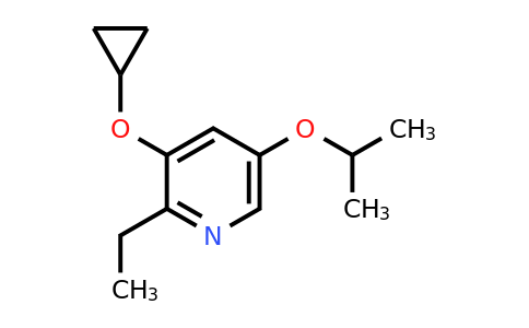 CAS 1243369-71-2 | 3-Cyclopropoxy-2-ethyl-5-isopropoxypyridine