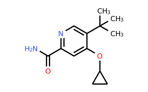 CAS 1243369-73-4 | 5-Tert-butyl-4-cyclopropoxypicolinamide