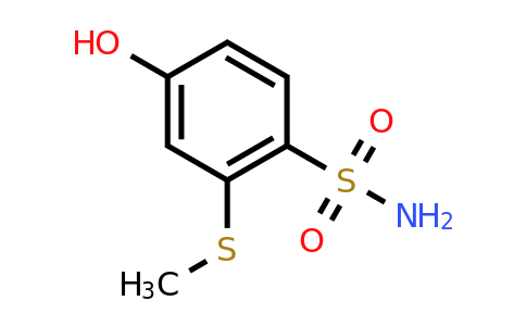 CAS 1243369-76-7 | 4-Hydroxy-2-(methylsulfanyl)benzene-1-sulfonamide