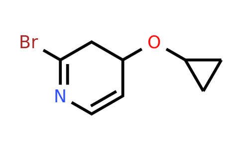 CAS 1243369-77-8 | 2-Bromo-4-cyclopropoxy-3,4-dihydropyridine