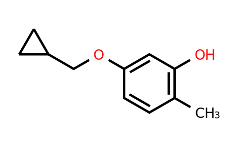 CAS 1243369-86-9 | 5-(Cyclopropylmethoxy)-2-methylphenol