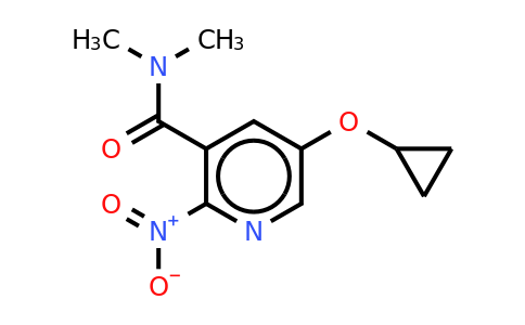 CAS 1243369-91-6 | 5-Cyclopropoxy-N,n-dimethyl-2-nitronicotinamide