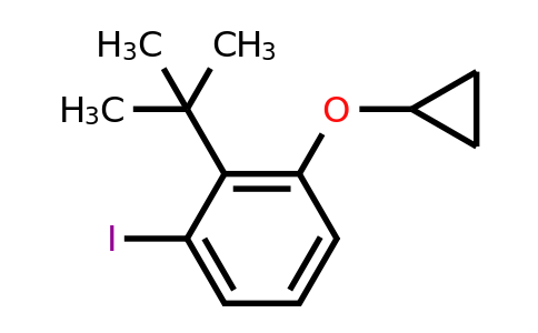 CAS 1243369-93-8 | 2-Tert-butyl-1-cyclopropoxy-3-iodobenzene
