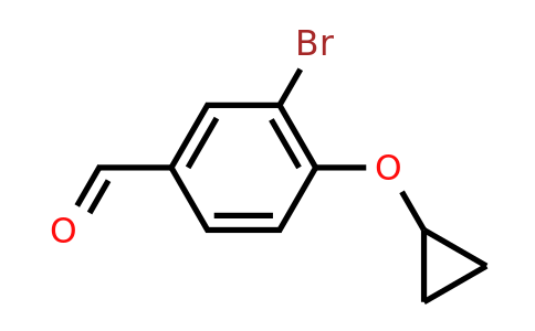 CAS 1243369-95-0 | 3-Bromo-4-cyclopropoxybenzaldehyde