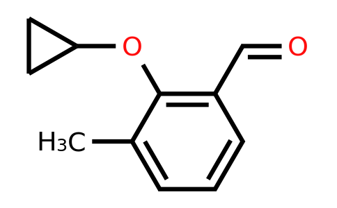 CAS 1243369-97-2 | 2-Cyclopropoxy-3-methylbenzaldehyde
