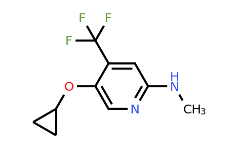 CAS 1243370-01-5 | 5-Cyclopropoxy-N-methyl-4-(trifluoromethyl)pyridin-2-amine