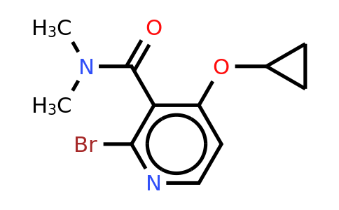CAS 1243370-02-6 | 2-Bromo-4-cyclopropoxy-N,n-dimethylnicotinamide