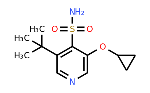 CAS 1243370-03-7 | 3-Tert-butyl-5-cyclopropoxypyridine-4-sulfonamide