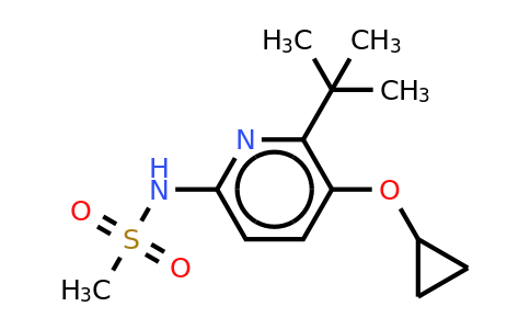 CAS 1243370-13-9 | N-(6-tert-butyl-5-cyclopropoxypyridin-2-YL)methanesulfonamide
