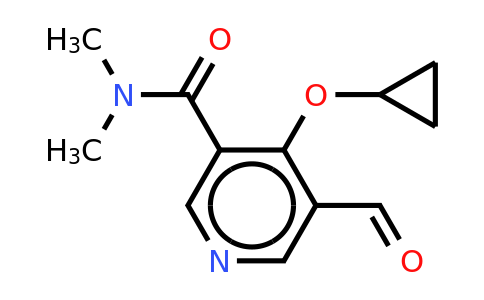 CAS 1243370-15-1 | 4-Cyclopropoxy-5-formyl-N,n-dimethylnicotinamide