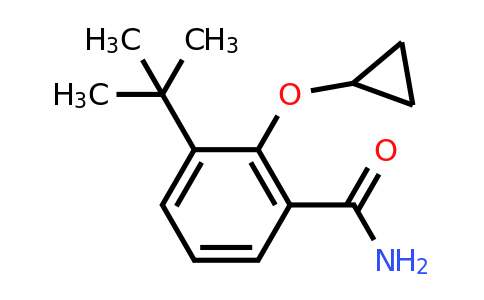 CAS 1243370-17-3 | 3-Tert-butyl-2-cyclopropoxybenzamide