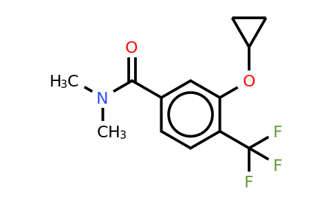 CAS 1243370-18-4 | 3-Cyclopropoxy-N,n-dimethyl-4-(trifluoromethyl)benzamide