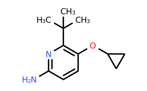 CAS 1243370-20-8 | 6-Tert-butyl-5-cyclopropoxypyridin-2-amine