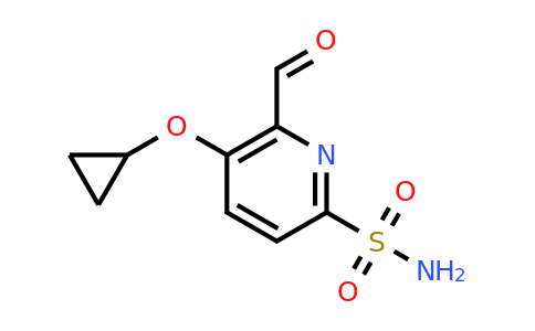 CAS 1243370-22-0 | 5-Cyclopropoxy-6-formylpyridine-2-sulfonamide