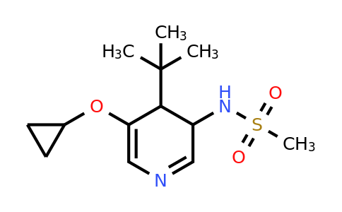 CAS 1243370-24-2 | N-(4-tert-butyl-5-cyclopropoxy-3,4-dihydropyridin-3-YL)methanesulfonamide