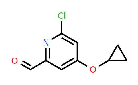 CAS 1243370-28-6 | 6-Chloro-4-cyclopropoxypicolinaldehyde