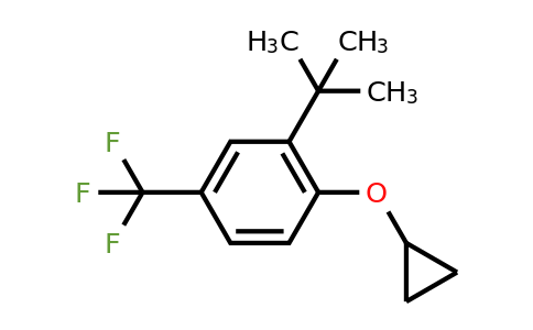 CAS 1243370-29-7 | 2-Tert-butyl-1-cyclopropoxy-4-(trifluoromethyl)benzene