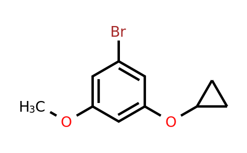CAS 1243370-34-4 | 1-Bromo-3-cyclopropoxy-5-methoxybenzene