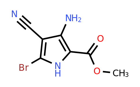 CAS 1243370-35-5 | Methyl 3-amino-5-bromo-4-cyano-1H-pyrrole-2-carboxylate