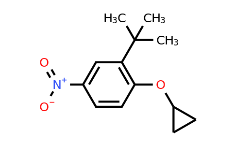 CAS 1243370-40-2 | 2-Tert-butyl-1-cyclopropoxy-4-nitrobenzene