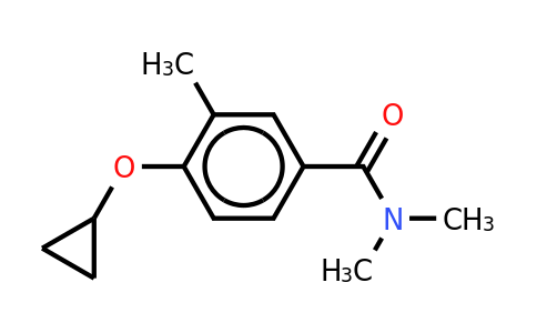 CAS 1243370-44-6 | 4-Cyclopropoxy-N,n,3-trimethylbenzamide
