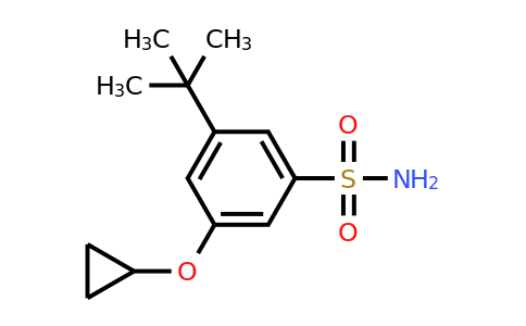 CAS 1243370-47-9 | 3-Tert-butyl-5-cyclopropoxybenzenesulfonamide