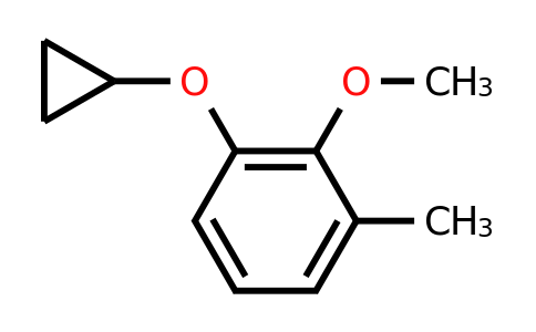 CAS 1243370-51-5 | 1-Cyclopropoxy-2-methoxy-3-methylbenzene