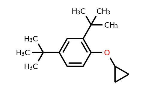 CAS 1243370-54-8 | 2,4-DI-Tert-butyl-1-cyclopropoxybenzene