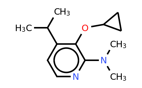 CAS 1243370-56-0 | 3-Cyclopropoxy-4-isopropyl-N,n-dimethylpyridin-2-amine