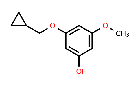 CAS 1243370-57-1 | 3-(Cyclopropylmethoxy)-5-methoxyphenol
