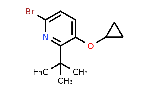 CAS 1243370-61-7 | 6-Bromo-2-tert-butyl-3-cyclopropoxypyridine