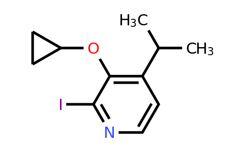 CAS 1243370-63-9 | 3-Cyclopropoxy-2-iodo-4-(propan-2-YL)pyridine
