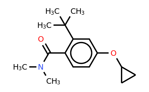 CAS 1243370-66-2 | 2-Tert-butyl-4-cyclopropoxy-N,n-dimethylbenzamide