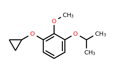 CAS 1243370-68-4 | 1-Cyclopropoxy-3-isopropoxy-2-methoxybenzene