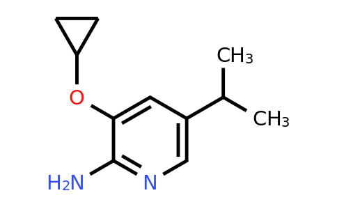 CAS 1243370-81-1 | 3-Cyclopropoxy-5-(propan-2-YL)pyridin-2-amine