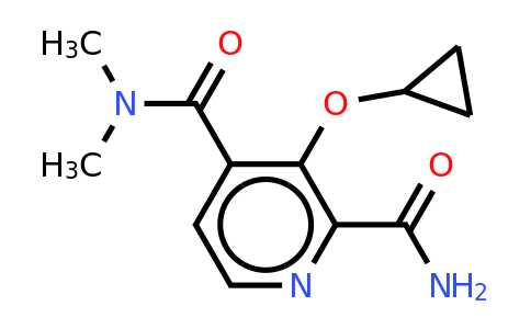 CAS 1243370-82-2 | 3-Cyclopropoxy-N4,N4-dimethylpyridine-2,4-dicarboxamide