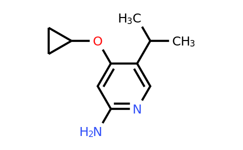 CAS 1243370-88-8 | 4-Cyclopropoxy-5-(propan-2-YL)pyridin-2-amine