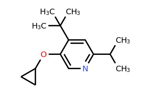 CAS 1243370-93-5 | 4-Tert-butyl-5-cyclopropoxy-2-isopropylpyridine