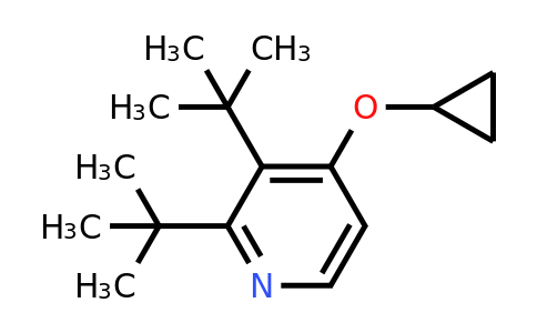 CAS 1243370-94-6 | 2,3-DI-Tert-butyl-4-cyclopropoxypyridine