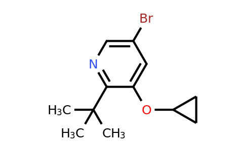 CAS 1243370-96-8 | 5-Bromo-2-tert-butyl-3-cyclopropoxypyridine
